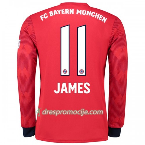 FC Bayern München Dres James 11 Domaći 2018/19 Dugim Rukavima FC Bayern München Dres James 11 Domaći 2018/19 Dugim Rukavima